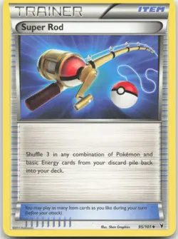 Super Rod 95/101 Noble Victories Pokemon Card LP - Image 1