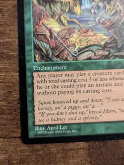 Wizards of the Coast Aluren Tempest Rare Regular Enchantment #213 April Lee EN - Image 3