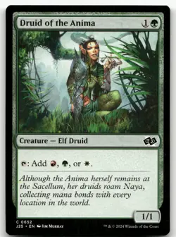 Druid of the Anima #652 (NM) Foundations Jumpstart J25 Magic MTG - Image 1
