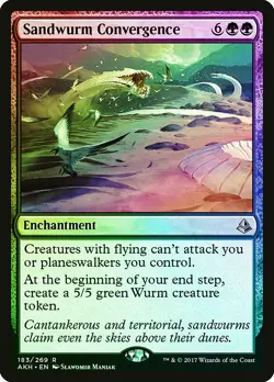 Sandwurm Convergence FOIL Amonkhet NM Green Rare MAGIC GATHERING - Image 1
