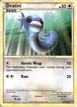 Dratini 62/102 Triumphant Pokemon Card TCG - Image 1