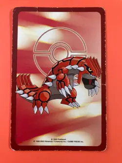 Trapinch pokemon Playing Poker Card Groudon Nintendo Japanese Very Rare - Image 4