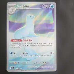 Pokemon Dewgong 097/094 Phantasmal Flames Illustration Rare Holo Stage 1 130HP - Image 1