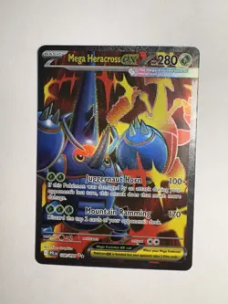 Mega Heracross ex 108/094 Ultra Rare Phantasmal Flames Pokemon NM/M - Image 1