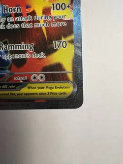 Mega Heracross ex 108/094 Ultra Rare Phantasmal Flames Pokemon NM/M - Image 3