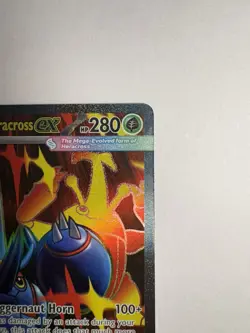 Mega Heracross ex 108/094 Ultra Rare Phantasmal Flames Pokemon NM/M - Image 4