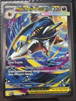 Pokemon TCG - Phantasmal Flames - Mega Sharpedo ex SIR 121/094 - NM - Image 1
