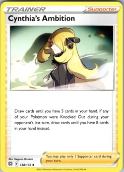 Cynthia's Ambition Brilliant Stars 138/172 Uncommon Pokemon Near Mint - Image 1