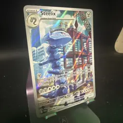 Pokemon TCG Paradox Rift Steelix Illustration Rare 208/182 - Image 5