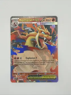 Pokemon Mega Charizard Y EX 022/217 Ascended Heroes English TCG - NM - Image 1