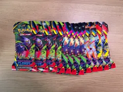 Pokemon TCG Sleeved Booster Pack Phantasmal Flames x12 Blisters - Bundle 3 - Image 1