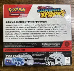 Pokemon TCG: Scarlet & Violet Surging Sparks Booster Box 36 Packs Factory Sealed - Image 3