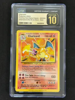 Charizard Pokemon 2023 Trading Card Game Classic - 003/034 HOLO CGC Pristine 10 - Image 1