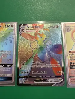 3 Rainbow Rare Pokemon Card Bundle Exeggutor, Scizor, And Alohan Persian Rainbow - Image 3