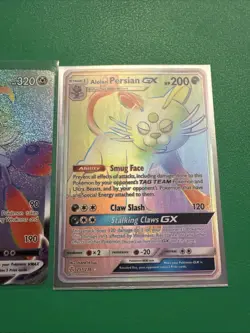 3 Rainbow Rare Pokemon Card Bundle Exeggutor, Scizor, And Alohan Persian Rainbow - Image 4