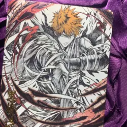 Ichigo Kurosaki BLEACH ICE Goddess Anime Waifu ACG Girl Holo Card - Image 2