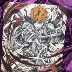 Ichigo Kurosaki BLEACH ICE Goddess Anime Waifu ACG Girl Holo Card - Image 5