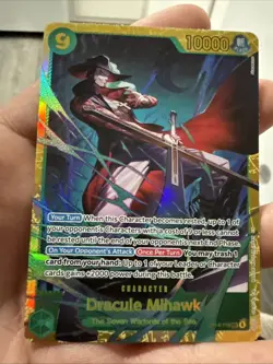 Dracule Mihawk - OP14-119 SEC English Azure Sea's Seven - One Piece Card - NM - Image 1