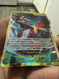 Dracule Mihawk - OP14-119 SEC English Azure Sea's Seven - One Piece Card - NM - Image 2
