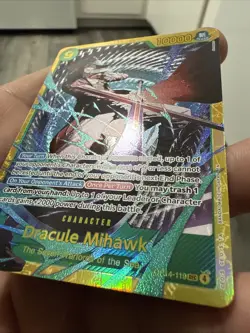 Dracule Mihawk - OP14-119 SEC English Azure Sea's Seven - One Piece Card - NM - Image 3