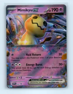 Pokemon tcg SV: Scarlet & Violet Promo Cards Mimikyu ex Near Mint or Better - Image 1