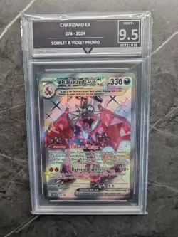 Charizard Scarlet & Violet Promo 74 Graded 9.5 Pokemon Card - Image 1
