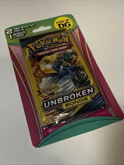 POKEMON DG Blister 2 MINI PACKS SUN & MOON Unbroken Bonds Booster NEW Sealed - Image 4