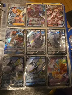 Pokemon TCG Binder Collection lot 98 cards Full Arts Promos Vs Ex Lot Look Read - Image 3