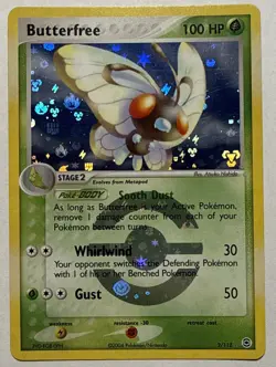 Pokemon Butterfree Reverse Holo Rare EX FireRed & LeafGreen 2/112 2004 Near Mint - Image 1