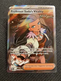 Pokemon Professor Sada's Vitality 239/182 Paradox Rift Ultra Rare Holo NM - Image 1