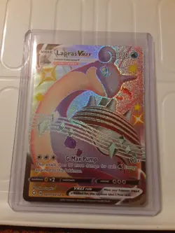 Pokemon Lapras VMAX SV111/SV122 Shining Fates SHINY HOLO RARE - Image 1
