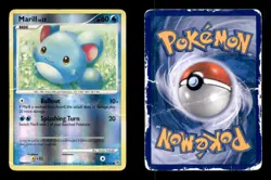 MARILL 88/130 C DIAMOND & PEARL POKEMON REVERSE HOLO DMG - Image 3