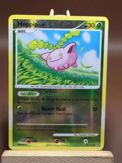 HP Pokemon TCG - Hoppip - 90/132 - Reverse Holo - D&P: Secret Wonders - Image 1