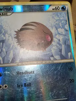 HP Pokemon Swinub 79/102 Triumphant Reverse Holo - Image 5