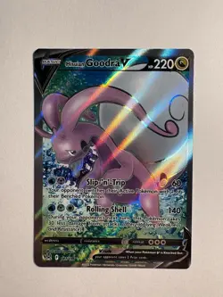 Hisuian Goodra V Full Art Ultra Rare 187/196 Pokemon SWSH11: Lost Origin NM - Image 1