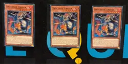 JUSH-EN004 Dracotail Urgula x3 Super Rare 1st Edition YuGiOh Playset - Image 1
