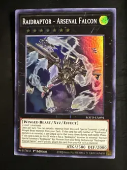 Raidraptor - Arsenal Falcon 1st Ed Super Rare ROTD-EN094 Yu-Gi-Oh! NM - Image 1