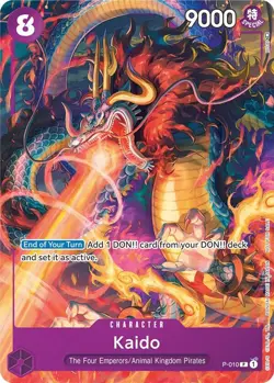 Kaido (Tournament Pack Vol. 1) PR One Piece Promotion Cards P-010 MP - Image 1