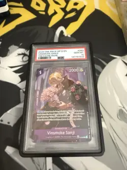 One Piece 2025 Vinsmoke Sanji OP12-063 Treasure Rare Foil PSA 10 English - Image 1