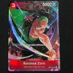 One Piece TCG - Roronoa Zoro ST01-013 SR Gift Collection 2023 - Image 1
