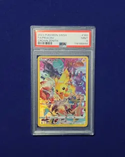 PSA 9 Pikachu Secret #160 Crown Zenith 2023 Pokemon MINT - Image 1