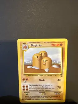 Pokemon TCG Dugtrio Base Set 2 Unlimited Rare Card 23/130 - Image 1