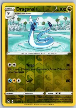 Dragonair 130/195 Uncommon Silver Tempest Pokemon Reverse Holo Near Mint - Image 1