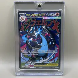 Mega Charizard X ex Pokemon TCG Phantasmal Flames Holo Black Star Promo #023 NM - Image 1
