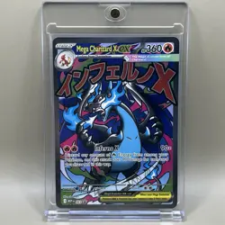 Mega Charizard X ex Pokemon TCG Phantasmal Flames Holo Black Star Promo #023 NM - Image 3