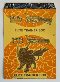Pokemon SM Ultra Prism Dusk Mane Necrozma Elite Trainer Box ETB Cover/Poster - Image 1