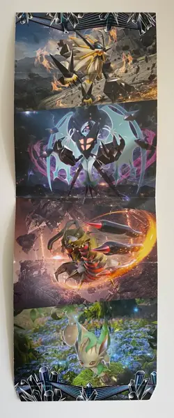 Pokemon SM Ultra Prism Dusk Mane Necrozma Elite Trainer Box ETB Cover/Poster - Image 3
