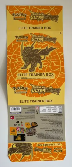 Pokemon SM Ultra Prism Dusk Mane Necrozma Elite Trainer Box ETB Cover/Poster - Image 4