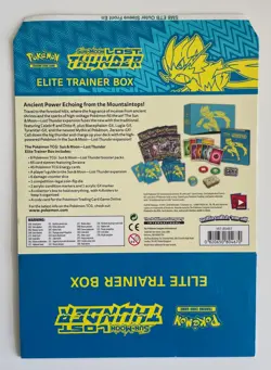 Pokemon SM Lost Thunder Zeraora Elite Trainer Box ETB Cover/Poster - Image 2