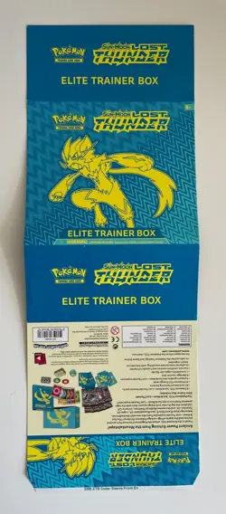 Pokemon SM Lost Thunder Zeraora Elite Trainer Box ETB Cover/Poster - Image 4
